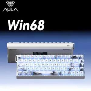 AULA 독거미 WIN68 마그네틱축 RGB 유선 게이밍 키보드