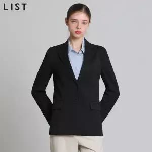 [리스트(LIST)] 포멀 투버튼 셋업 재킷 (택가격:338000원)