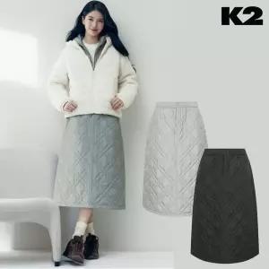 KWU26346 여성 알파카 패딩 AL-PACA PARKA QUILTED 스커트 W 3355