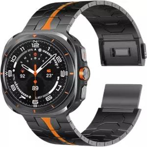 워치 울트라 7용 DFAMIN 마그네틱 티타늄 밴드 남성용 럭셔리 스트랩 GALAXY WATCH 47 틈 없는 팔찌 시계줄