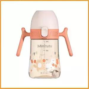 Minitutu 새로운 플립 와이드 입 PPSU 장치가 있는 및 고온 방지 젖병