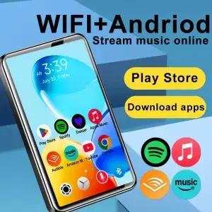 4인치 블루투스 및 WiFi 기능을 갖춘 안드로이드 10 MP3/MP4 플레이어 온라인 뮤직 플레이 스토어에서