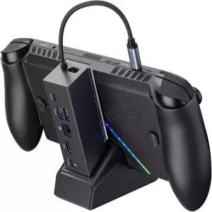 ROG Xbox Ally X Ally/Steam Deck/Legion Go/Legion S용 JSAUX 도킹 스테이션 HDMI 4K@120Hz 기가비트