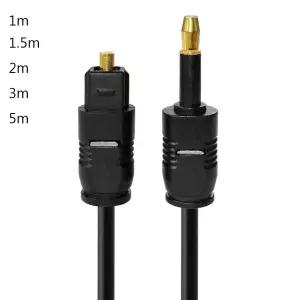옵티컬케이블 커넥터 금도금 오디오 케이블 3 5MM TO 라인 TOSLINK 전력 플레이