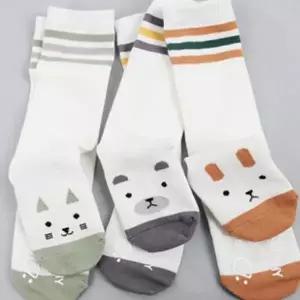 아동삭스 귀여운 동물 반양말 유아 아동 니삭스 양말 반타이즈