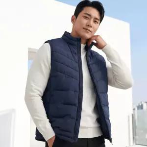 김영주스포츠 남성 가을겨울 따뜻한 웰론 방풍 패딩 조끼 등산 작업복