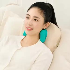 휴플러스 목 어깨 베개 마사지기 승모근 온열 안마기