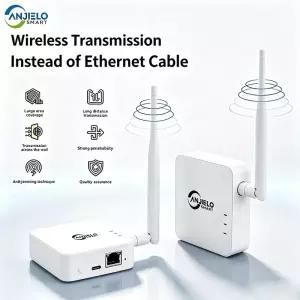 ANJIELO WIFI Halow 표준 네트워크 브리지 IP 카메라용 무선 액세스 포인트 데스크탑 PC 컴퓨터 1Km 신호