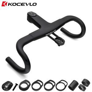 KOCEVLO H11 카본 로드 핸들바(스템 포함) 28.631.8mm 일체형 핸들바 OD2 바이크 370390400420MM