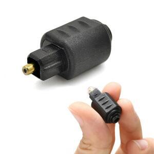 1/2/5피스 광섬유 어댑터 Toslink Male to Mini 3.5mm Female DTS 스테레오 오디오 Hi-Fi 디지털 음악 커넥