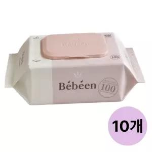 베베앙 오리지널 아기물티슈 캡형 100매, 10개