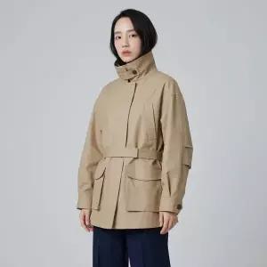 THEATG 26FW 퍼널넥 하프 트렌치