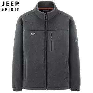 지프스피릿 JEEP SPIRIT 남자 가을겨울 양면 외투 플리스집업 뽀글이자켓 JP-P6403