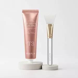 [온우pick/탄력광채] 페슬로 T3 베이비 콜라겐 글로우 마스크 50ml 기획(+젤리 브러쉬)
