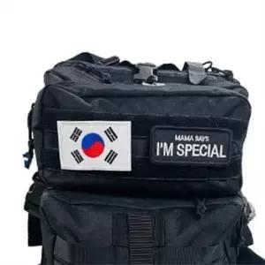 군인 패치 자수 와펜 밀리터리 태극기 가방 배낭 캠핑 의류 벨크로 캐리어 티셔츠 스트릿