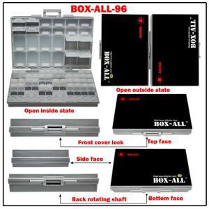 Aidetek BOX-ALL-96 구획, 빈 SMT 저항기 커패시터, 전자 케이스 정리함, 보관함