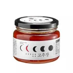 순창문옥례 전통 찹쌀 고추장 100 우리농산물 명인 고추장 450g 유리병