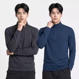 이지바이 완판전설 남성 약기모 반폴라 집업 티셔츠(AF92LT051M)