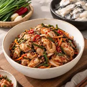 반찬명인의 통영 햇 생굴무침 330g x 2개