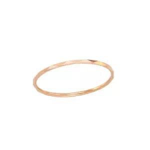 [롯데백화점]로이드 [GB] 스퀘어 컷팅 14k GOLD 실반지 LRS26021G