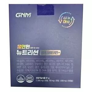 GNM자연의품격 올인원 뉴트리션 멀티비타민 2700mg 30포 1개