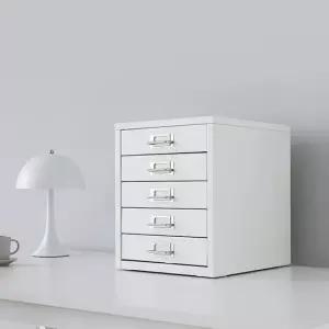 서랍 5단 사무실 책상 틈새 작은 미니 철제 수납장 서랍장