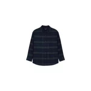 가을 겨울 공용 플란넬 셔츠PKG4WC3010 CGN