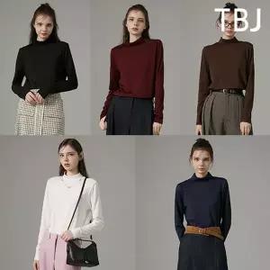 [NS홈쇼핑]TBJ 여성 기모 터틀넥 티셔츠 5종[36233358]