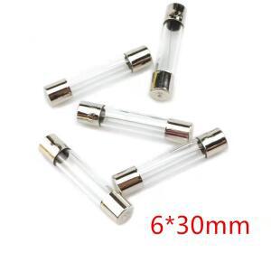고속 블로우 유리 튜브 퓨즈  6x30mm  250V  0.1A  AMP 10/20/로트