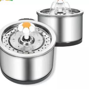 스마트 올 스텐 플라워 펫 정수기 2.5L 저전력 급수기 필터 Vr-5D531 고양이물그릇 고양이식기
