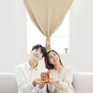 [JHM40Q10_51AP]셀프 암막 커튼 패브릭 붙이는 커텐 1.5x2m