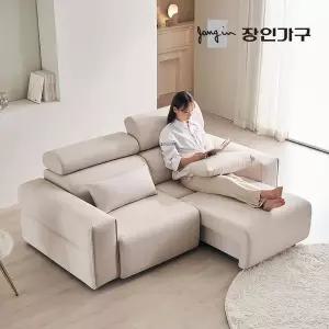 장인가구 조디 3인용 제로월 전동 슬라이딩 리클라이너 확장형 패브릭 모션 소파