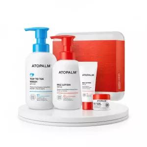 [선물기획] 아토팜 에센셜 세트(로션200ml+워시300ml)+(로션20ml+크림8ml)