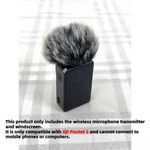 중고 DJI Pocket 2 무선 마이크 송신기  윈드스크린 블랙