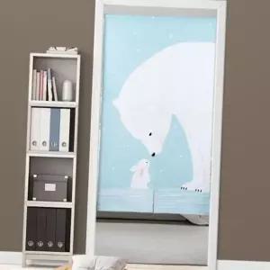 공간분리커튼 레빗베어바란스 현관커튼 방문가리개 중문대신 가림막