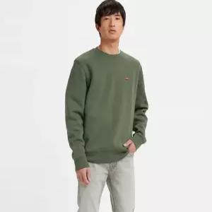 리바이스 남녀공용 크루넥 스웨트셔츠 카키 42 7-0010