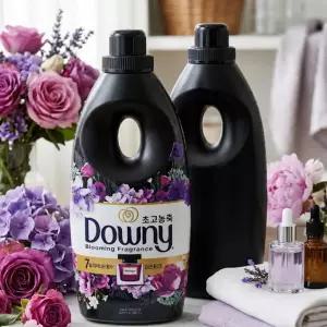 다우니 호텔컬렉션 섬유유연제 미스티크 1L 6개 +다우니 실내건조 코튼프레시 비누 200ml