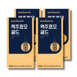 뉴트리원 맥주효모 골드 1000mg 90정 4개_WB