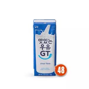 남양 맛있는 멸균 우유 GT 200ml x48개