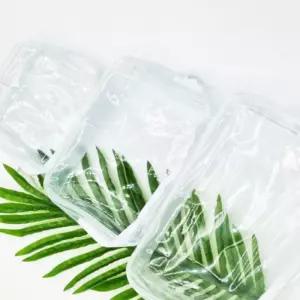 캐리어 PVC 수납백 중형 화이트 세면도구가방