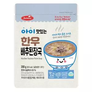 베베스트 베베스트 아이 맛있는 한우 배추된장국 200g 아기 국 반찬
