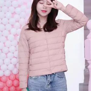 [HS라이프]경량패딩 점퍼 자켓 여성 경량다운 깃털 솜털 촉감 패딩