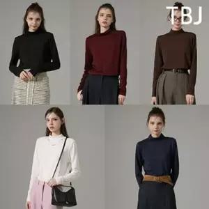 TBJ 여성 기모 터틀넥 티셔츠 5종