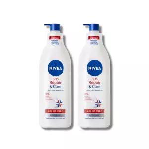 니베아 SOS 케어 바디로션 400ml 2개