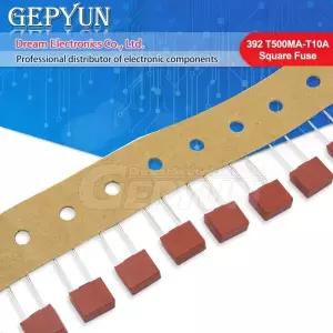 10pcs 392 정사각형 퓨즈 느린 블로우 250V T500mA T1A 2A 2.5A T3.15A 4A 5A 6.3A 10A 플라스틱 LCD TV 전