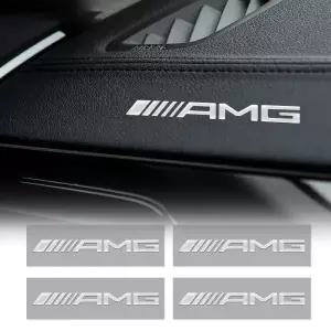 3D 자동차 로고 스티커 금속 문자 메르세데스 호환 벤츠 호환 AMG W204 W211 용 실내 장식