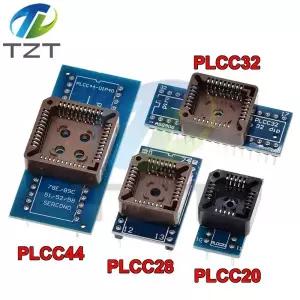 PLCC20 PLCC44 to DIP 20 28 32 44 TL866CS EZP2010 용 USB 범용 프로그래머 IC 어댑터 테스터 소켓