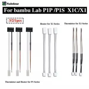 Bambu Lab 핫엔드 v2.0 V3.0 키트 X1c P1P 서미스터  세라믹 히터 플레이트 V3 카트리지 24V 50W 3D 프린터