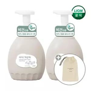 아이깨끗해 프리미엄 클린 비건 폼 핸드솝 무향,450ml,4개