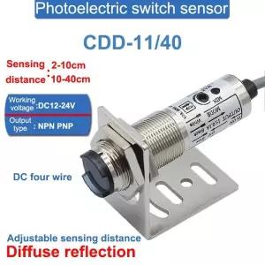 CDD-11/40N 2-10/10-40cm 거리 조정  적외선 레이저 확산 반사 광전 유도 스위치 센서